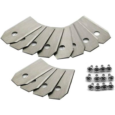 Trade-Shop 12x Ersatzmesser Klingen Stahl 0,75mm kompatibel mit Husqvarna Automower 435X AWD 440 Image