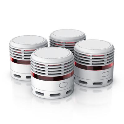 Brandson - 4x Rauchmelder Mini - 10 Jahre Batterie - Lithium Ionen Batterie 1500 mAh - Lautstärke Image