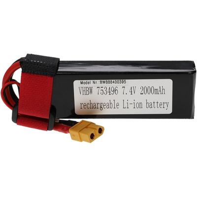 Vhbw - Akku kompatibel mit XT60 Stecker für Modellbau z.B. Racing Car, Helikopter, Flugzeug Image