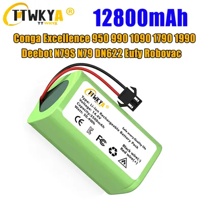 Original 14,4 V 12800 mAh Ersatzakku für Conga Excellent 990 1090 1790 1990 Deebot N79S N79 DN622 Image