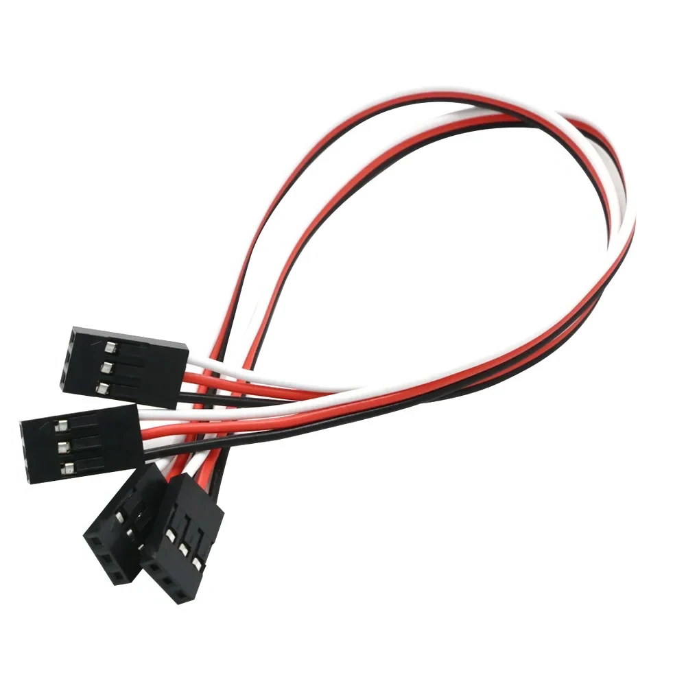 8/10 Stück 100 mm 150 mm 300 mm Flugsteuerleitung Servo-Verlängerungskabel Stecker auf Stecker für JR-Stecker Servo-Verlängerungskabel Image