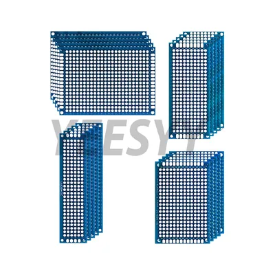20 Teile/los 2x8 3x7 4x6 5x7cm doppelseitige PCB kit Bord Breadboard universal PCB Experiment Blau Image