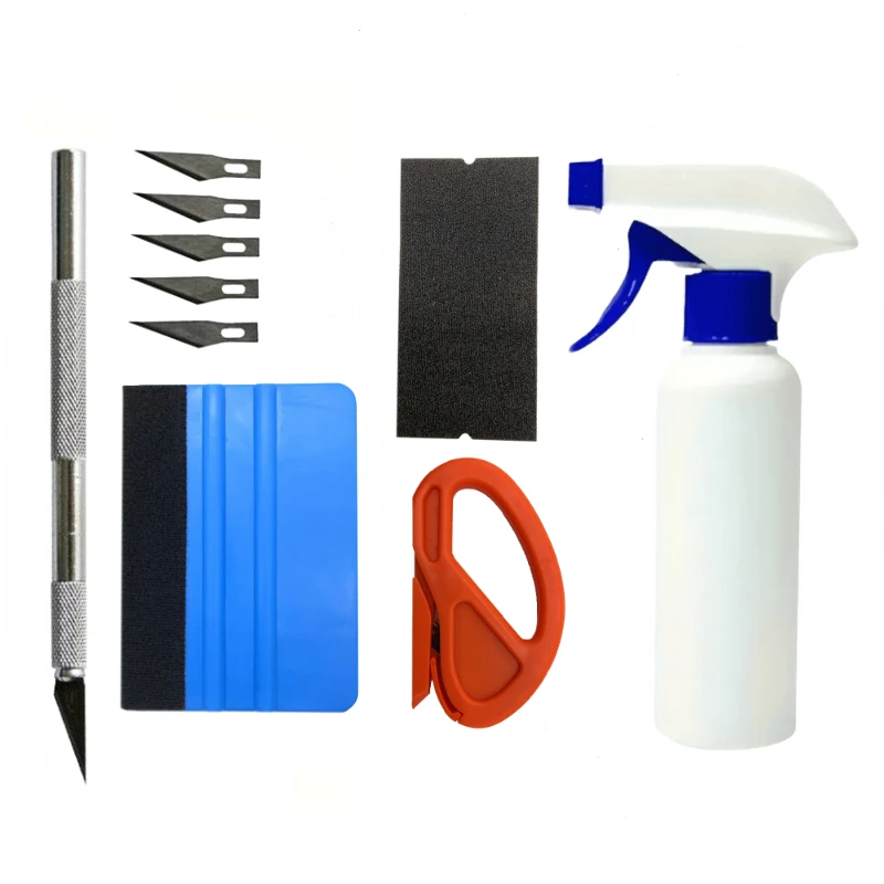 Auto Fenster Vinyl Film Schaber Fenster Reinigung Tool Kit kann für Handy Film Autozubehör Auto Wrap Tools verwendet werden Image