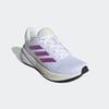 Laufschuh ADIDAS PERFORMANCE "RESPONSE", Gr. 41, cloud weiß, lila burst, pulse lime, Textil, Synthetik, sportlich, Schuhe