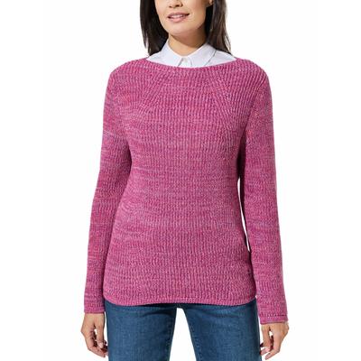Walbusch Damen Baumwoll-Pullover Farbenspiel Pink mehrfarbig Image