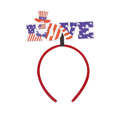 Patriotisches Head Boppers Stirnband - Partyzubehör zum 4. Juli, Gastgeschenke, Dekorationen Image