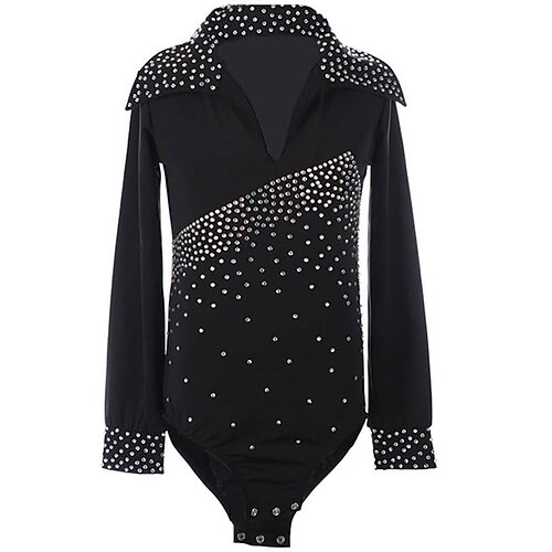 Herren Eiskunstlauf-Performance-Kostüm siebenfarbiges Trainingsanzug-Oberteil Image