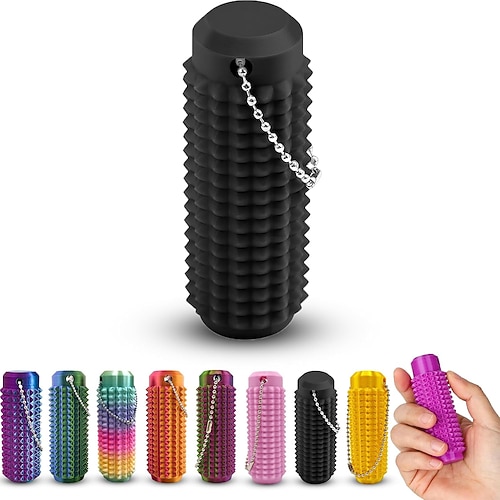 3D-Druck kleiner Autschies Schmerzstimulator Fidget Schlüsselanhänger, Angstlinderung Schmerzstimulator holpriger Fidget Schmerzstimulator Fidget Spielzeug Neuheit Geschenke für Freunde Image