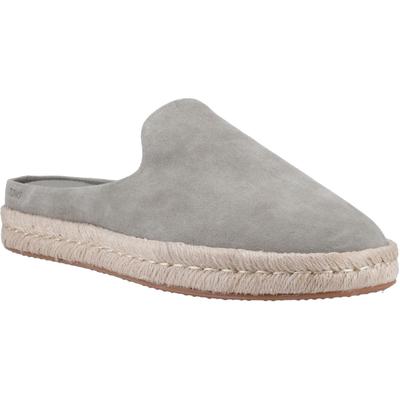 TOMS Santiago Mule Leder Herren Hausschuhe in Vetiver-Grau Image