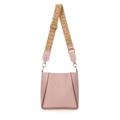 Stella McCartney Hobo Bags - Structured Shoulder Bag With Embossed Logo - Gr. unisize - in Rosa - für Damen