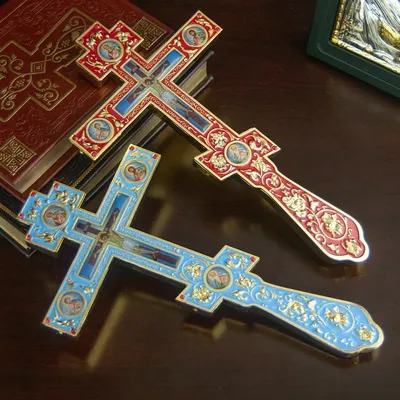 Orthodox Church Jesus Cross Family Decoration for Religious Ceremony and Prayer Ceremony Cross Holding Family Cross