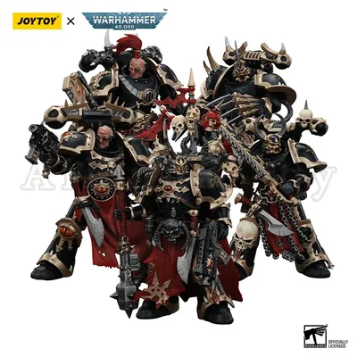 JOYTOY 1/18 Action Figure 40K Chaos Space Marines Black Legion Chosen Anime Collection Military