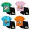 Cane Uomo Bambini Set Abbigliamento per bambini Moda Ragazzi Top Pantaloncini 2 pezzi Ragazza Gilet