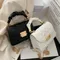 Sac à main femme mode classique petit sac carré sac à bandoulière femme version coréenne populaire