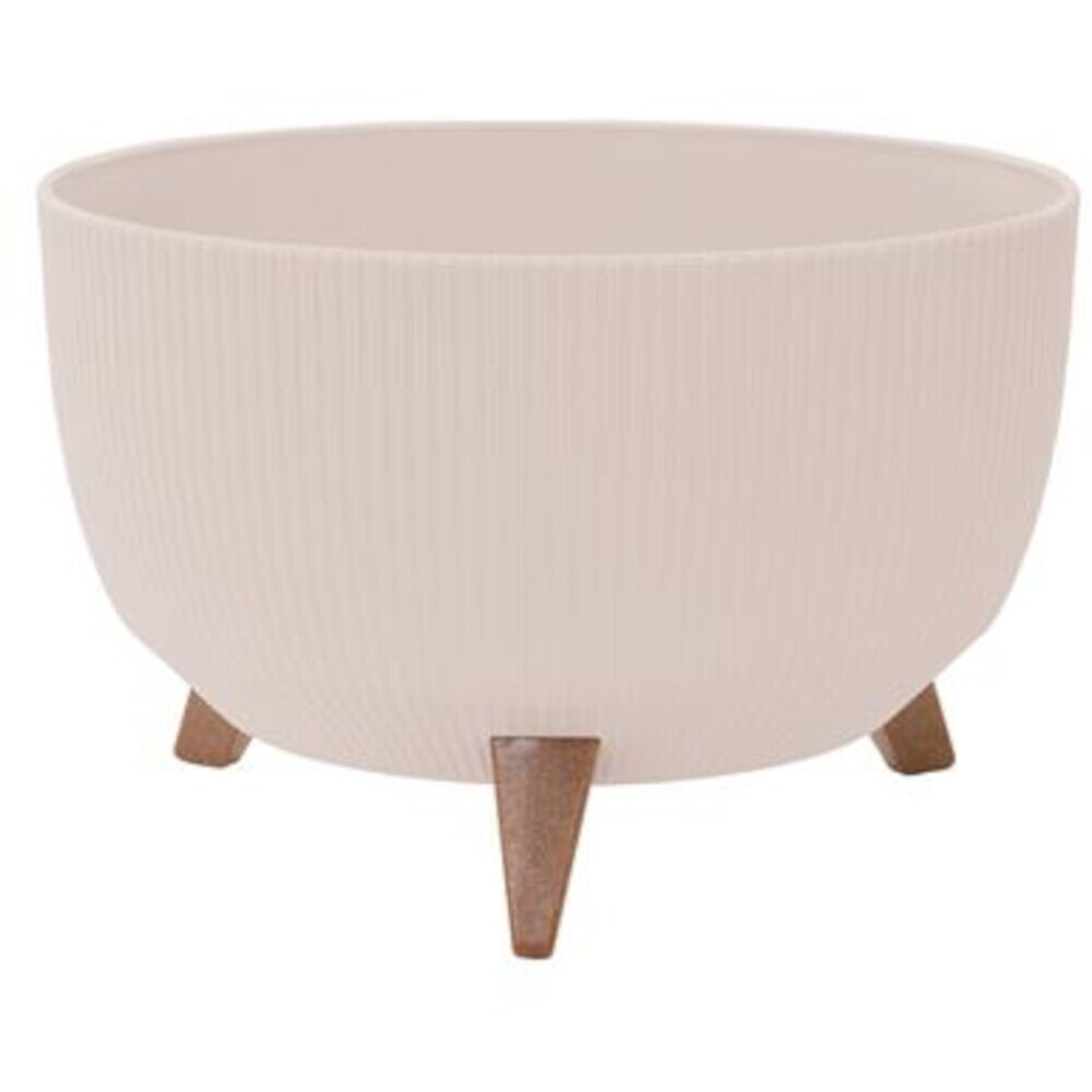 Siena Garden Pflanzgefäße OSLO STRIPE creme Streifenoptik, 40 x 25 cm Image