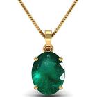Arwacraft 9.50 Carat Certified Emerald Gemstone Gold Pendant/Locket For Women And Men-B0CTXFWPMRNAMZ