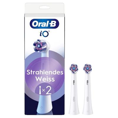 Oral-B - iO Strahlendes Weiss in Weiß Elektrische Zahnbürsten 2 ct (29.49 € / 1 ct)