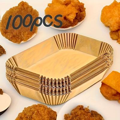 TEMU 100pcs Unbleached Baking Paper Liners For Oven, Air Fryer & Steaming - Durable, Reusable, Resistant, Easy - Baking, Cooking, Grilling - Food-safe & Kitchen Essentials, Baking Accessories Image