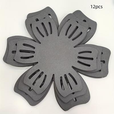 TEMU 12pcs Felt Pot Mat Kitchenware Pad Cookware Protection Pad Pan Separator Stackable Plate Insulation Pad Image
