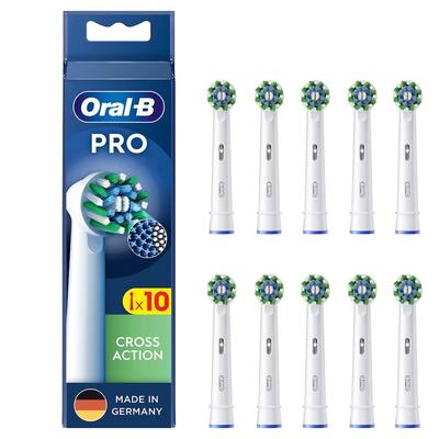 Oral-B - Pro CrossAction in Weiß Elektrische Zahnbürsten 10 ct (45.49 € / 1 ct)