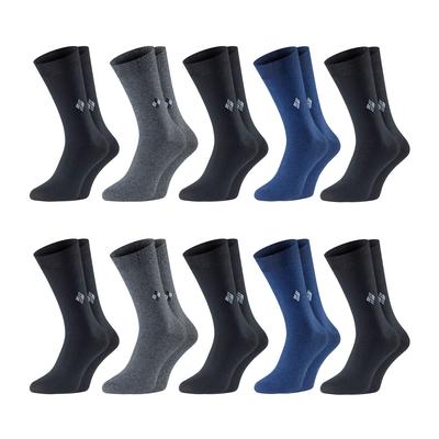 TEMU 10 Pairs Of Chili Lifestyle Socks, Women And Men, Without Rubber Pressure, Breathable, Black 39-42 / 43-46 Image