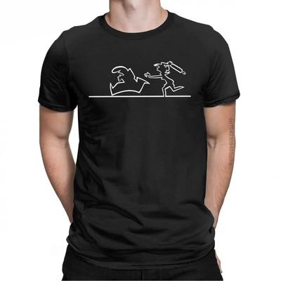 TEMU Men's La Linea Graphic T Shirts Pure Cotton Vintage Short Sleeve Round Neck Tee Shirt For Men Graphic T-shirt Image