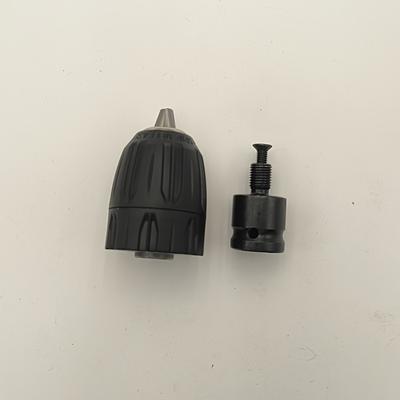TEMU Hand Drill , 1/2″ Wrench Adapter, 0.8-10mm Keyless Holder, 3/8-24unf Set, Suitable For Wrench, Hand Drill Image