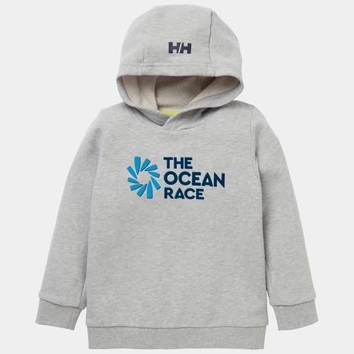 Helly Hansen Kids' and Juniors' Ocean Race Hoodie Grey 116/6