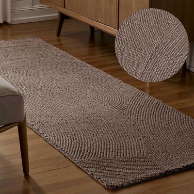 Wollteppich HANSE HOME "Eleni", grau (taupe), B:80cm H:18mm L:300cm, Wolle, Teppiche, Handgetuftet, Wolle, Natur, Wohnzimmer, Schlafzimmer, Skandi, Hygge Image