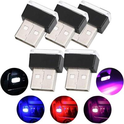Csparkv - USB-Innenbeleuchtung fürs Auto, 5 Stück universelle Mini-LED-Leuchten, Image