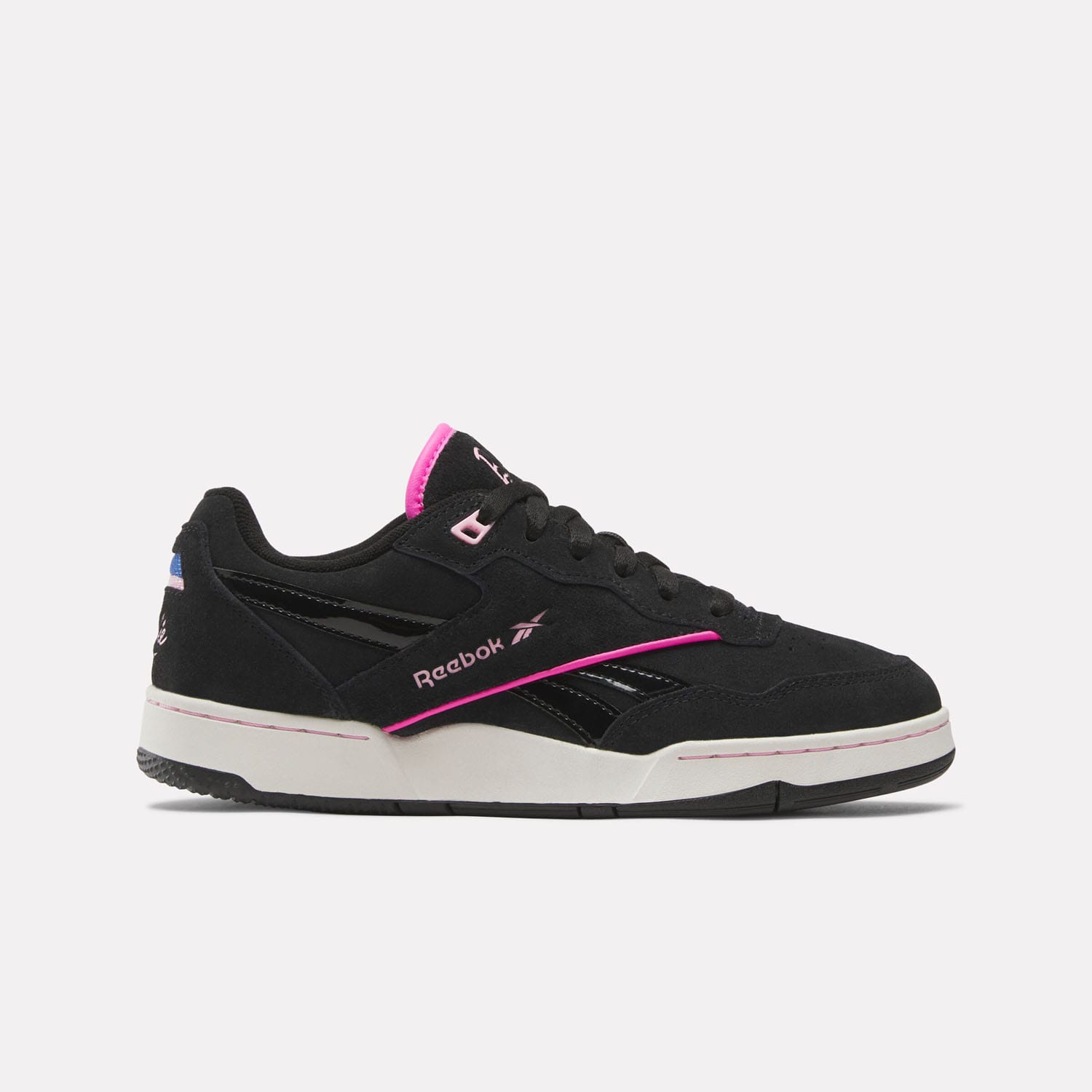 Reebok Mens X Barbie BB 4000 II Trainers in Black Pink - Size UK 3 | Reebok Sale | Discount Designer Brands