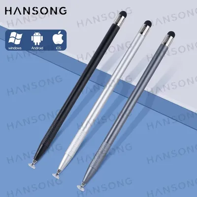 2-In-1 Universal Mobile Tablet Stylus Pen For iOS Android iPad Multifunctional Touch Screen Smart