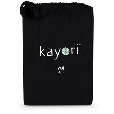 Spannbettlaken KAYORI "Nagano", schwarz, B:100cm L:200cm, Flanell, Obermaterial: 100% Baumwolle, Laken, 100% Baumwolle-Flanell Image