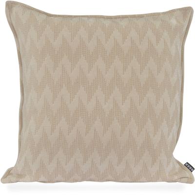 Dekokissen H.O.C.K. "Svantje", weiß (beige, ecru, weiß, gemustert), B:50cm H:10cm L:50cm, Obermaterial: 43% Polyester, 37% Polyacryl, 20% Baumwolle. Füllung: 100% Polyester, Dekokissen_Sitzkissen_Kissenhüllen, Sofakissen inkl. Füllung, 70x40cm,... Image