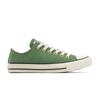 Sneaker CONVERSE "CHUCK TAYLOR ALL STAR", Gr. 40, foothill grün, egret, schwarz, Leder, sportlich, Schuhe