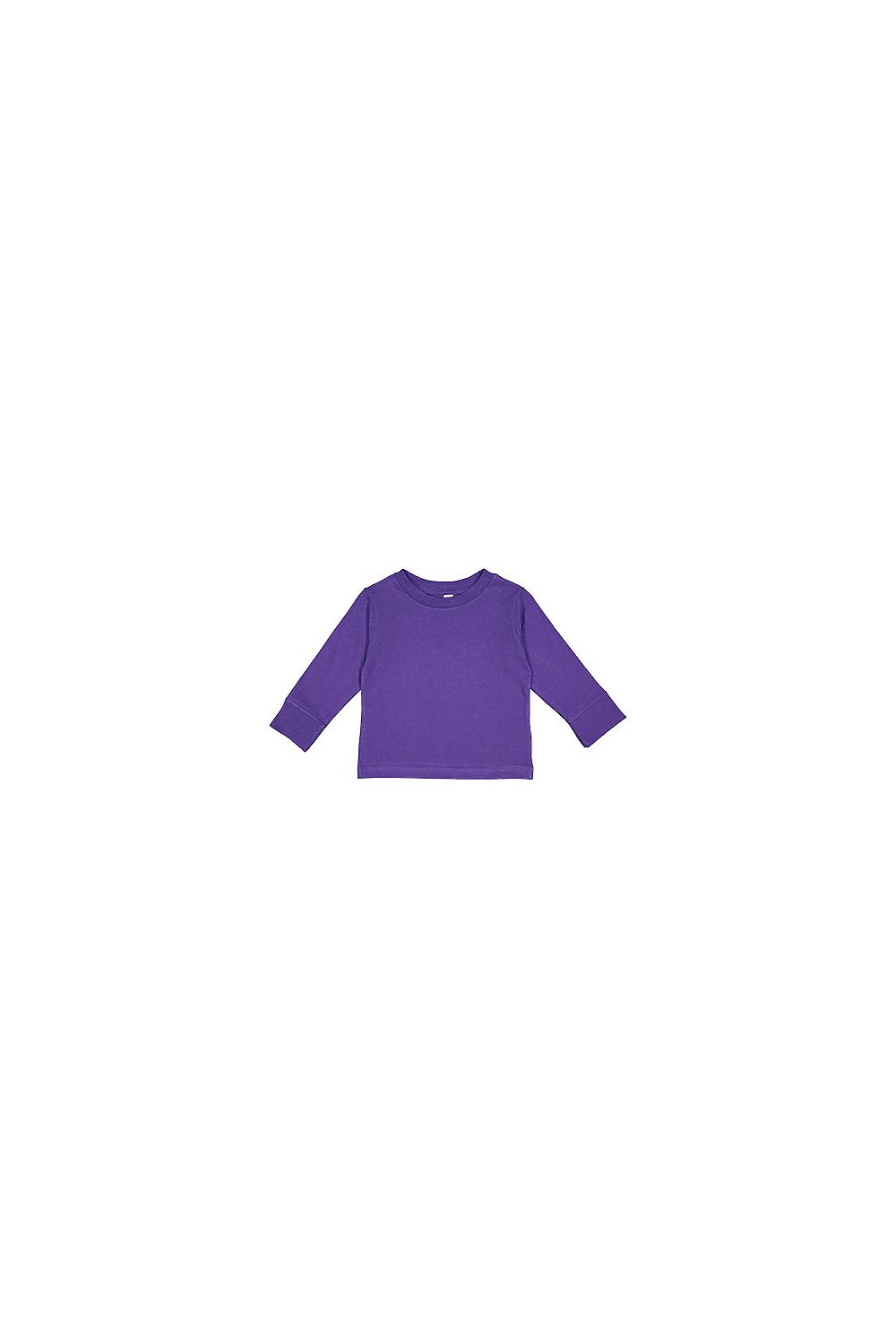 Rabbit Skins 3311 Toddler Long Sleeve Top in Purple size 2T | Cotton LA3311