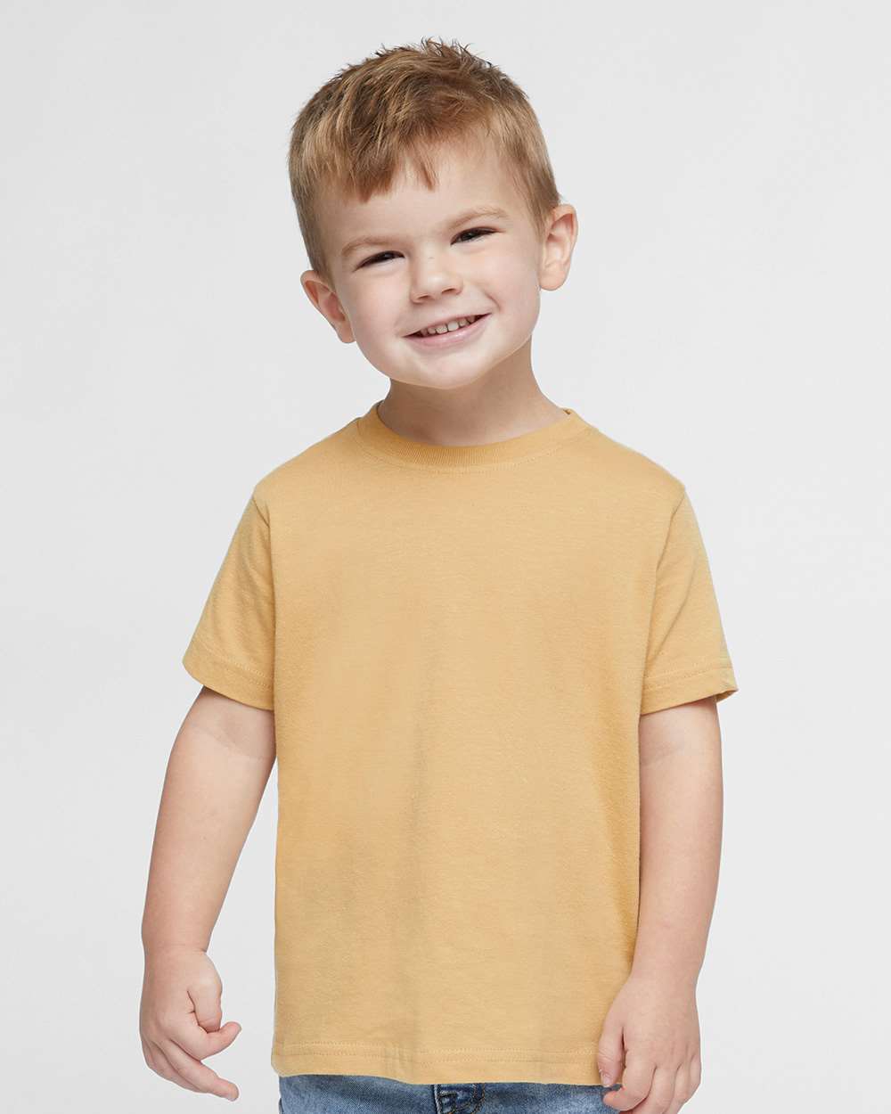 Rabbit Skins 3321 Toddler Fine Jersey T Shirt in Latte size 3 | Cotton LA3321, RS3321