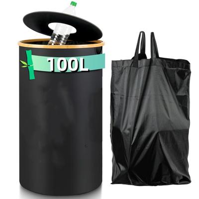 TEMU Bottles Collection Container With Lid 100 L Bottle Collector Empty Collection Container Bottles Collection Container Bottle Collector With Hole Bottles Organiser Image