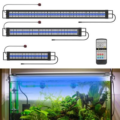 TEMU Aquarium Lighting, Aquarium Lighting, 5 Diy , With Adjustable, For Freshwater Aquariums From 50-110cm, Fluorescent Light, Memory Function, Energy Saving, Telescopic Design Image