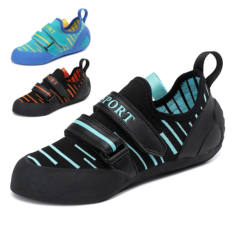 Kinder Klettern Schuhe Indoor Bouldern Trainingsschuhe Outdoor Rutschfeste Mesh Jungen Mädchen Athletische Klettern Schuhe Image