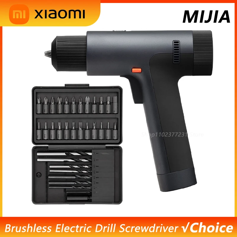 Neue Xiaomi Mijia Bürstenlosen Bohrmaschine Schraubendreher Smart Home Power Tool Typ-C Wiederaufladbare Multifunktionale Akku-bohrschrauber Image