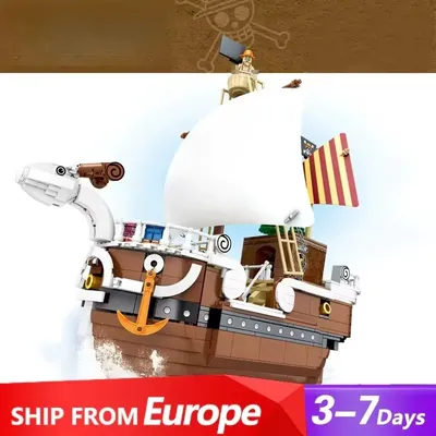 Klemmbausteine 1048pcs moc das Merri Piraten schiff Corsair Boot Modell Spleißen Montage Bausteine Image