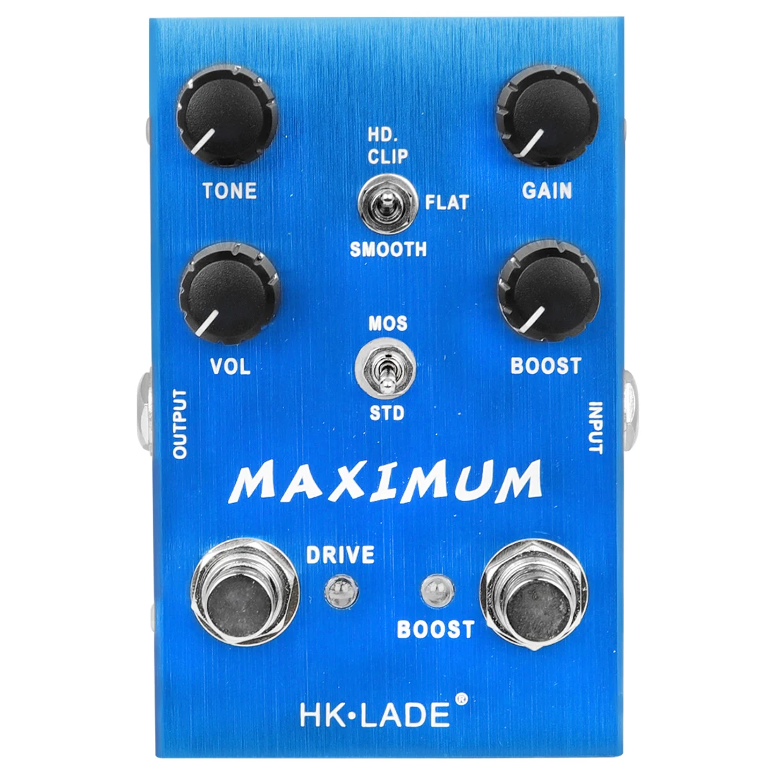 Hk lade maximaler Overdrive-Gitarren effekt Pedal-Boost-Kanal Wilder Ton mit langem Sustain-Sustain-Drive-Kanal Gitarren-Irin an-41
