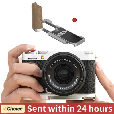 Kamera Holz Handgriff Griff Aluminium Basis L Board QR L Griff Platte für Fujifilm X-M5 Kamera Zubehör