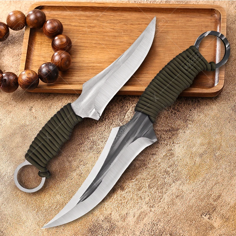 WXCOO High Carbon Küchenmesser Fleisch Metzger Hackmesser Edelstahl Scharfes Ausbeinmesser Multi Chef Fisch Schneiden Obst Schäl BBQ Image