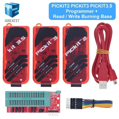 PICKit2 PICKIT3 PICKit3.5 Programmierer + PIC ICD2 PICKit 2 PICKIT 3 PICKIT 3.5 Programmieradapter Universal Programmierersitz Image