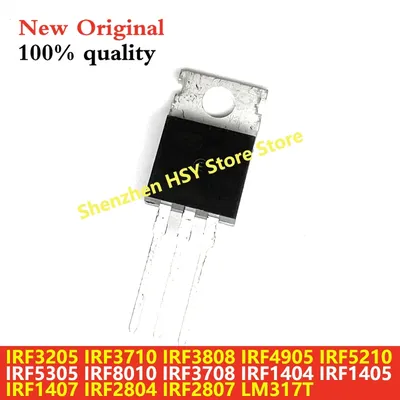 (10 stück) 100% Neue IRF3205 IRF3710 IRF3808 IRF4905 IRF5210 IRF5305 IRF8010 IRF3708 IRF1404 IRF1405 Image