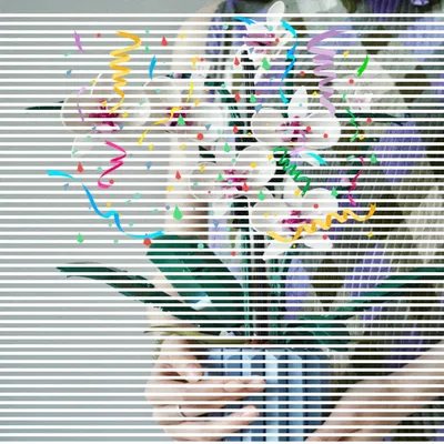 Ikonen Bouquet Von Künstlichen Blumen Orchidee Topfpflanzen Bausteine Modell Ziegel Moc Mädchen Image