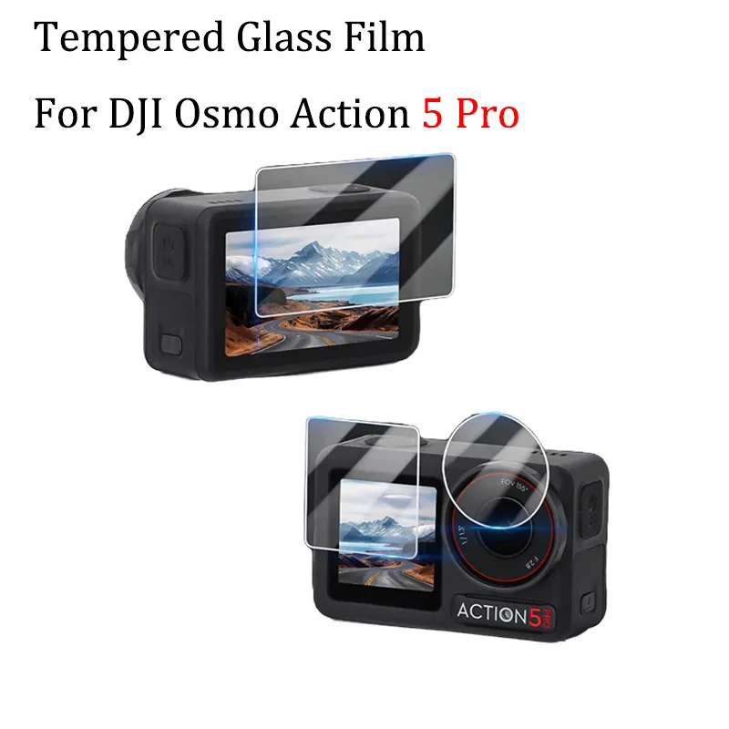 Für DJI Osmo Action 5 Pro Displayschutzfolie aus gehärtetem Glas, Linse aus gehärtetem Glas, für DJI Osmo Action 5 Pro Zubehör ﻿ Image