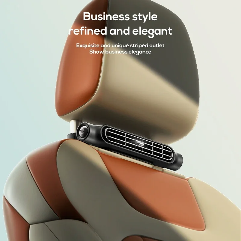 Innovativer Auto-CF03-Sitzventilator mit starkem Wind, geräuscharm, drei einstellbaren Geschwindigkeiten, platzsparendes Design, ideal für die Innenkühlung Image